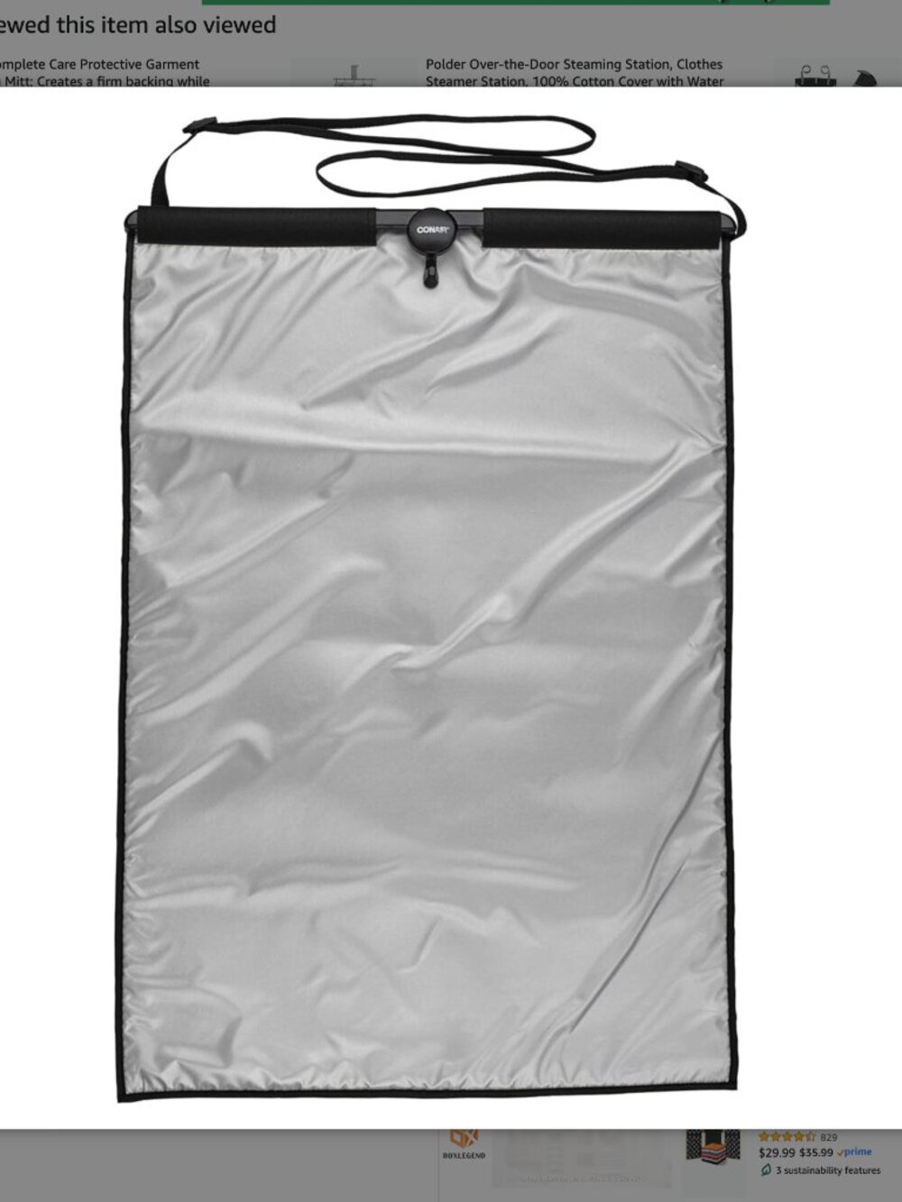 Conair Protective Door Press Pad for Steaming Garments without Damage to Walls